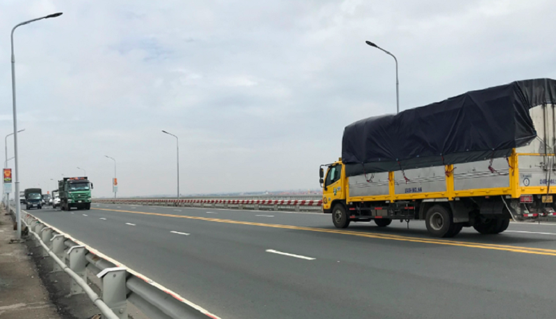 Cầu Thăng Long sau 1 năm hoàn thành dự án đưa vào hoạt động.