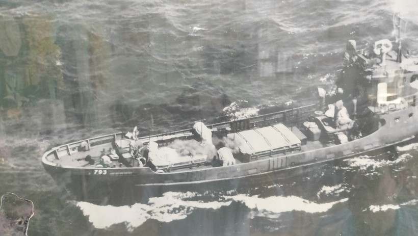 Một chiếc tàu thuộc “Đoàn tàu không số” chở vũ khí từ Bắc vào Nam.