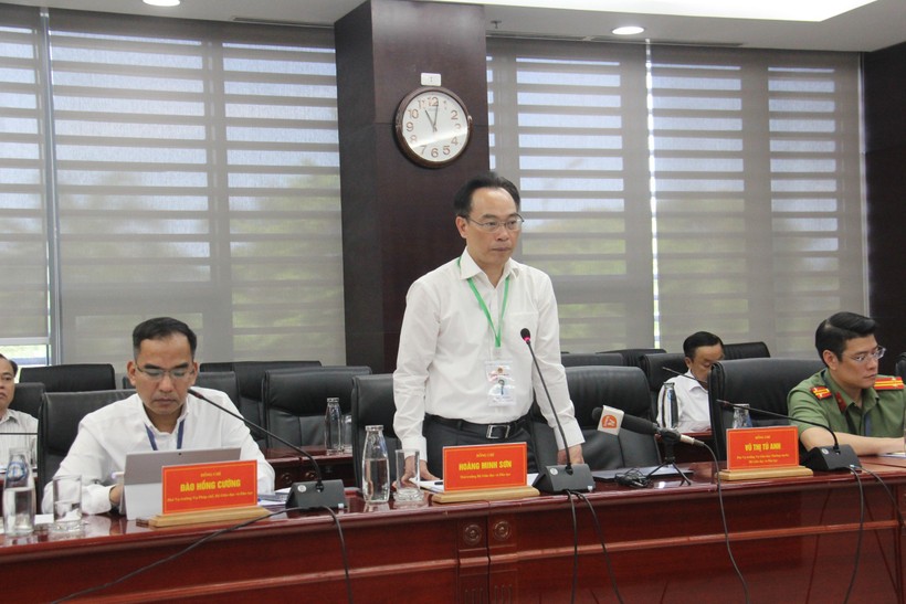 Thứ trưởng Bộ GD&amp;ĐT Hoàng Minh Sơn lưu ý Đà Nẵng trong công tác đảm bảo an toàn, bảo mật đề thi.