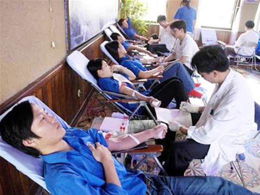 Ngành Giáo dục vận động hiến máu tình nguyện 