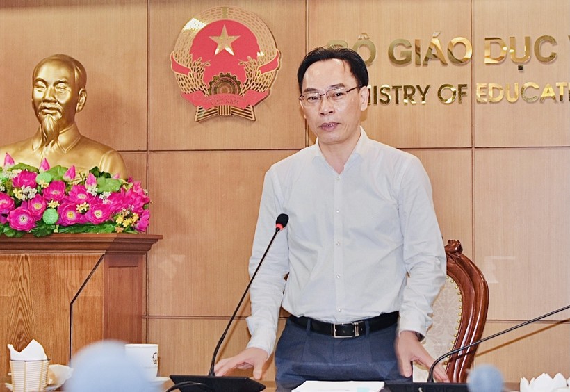 Thứ trưởng Hoàng Minh Sơn phát biểu tại hội thảo tập huấn.