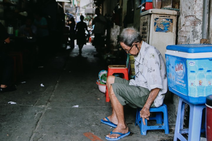 Con hẻm duy nhất có người sinh sống ở phố đi bộ Nguyễn Huệ