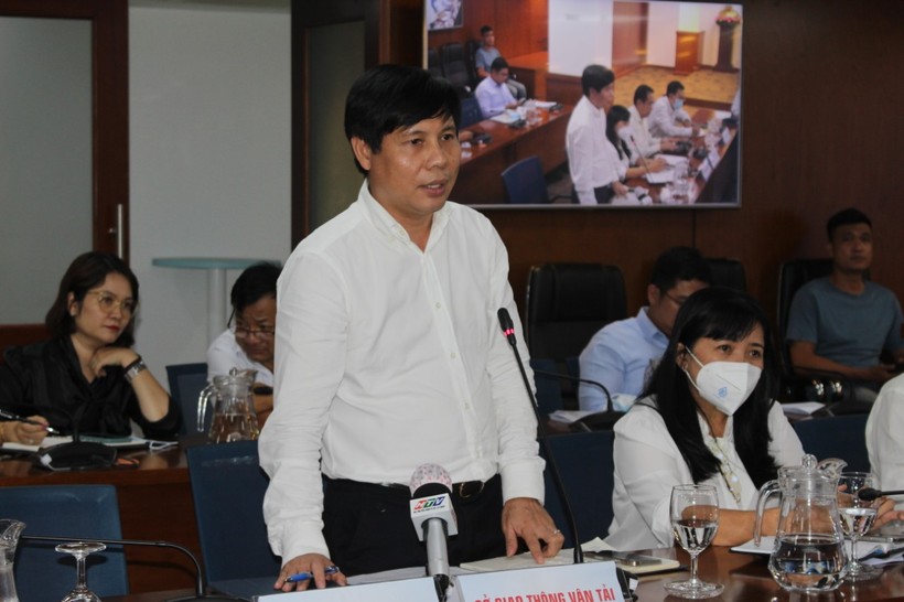 Ông Phan Công Bằng thông tin tại buổi họp báo.