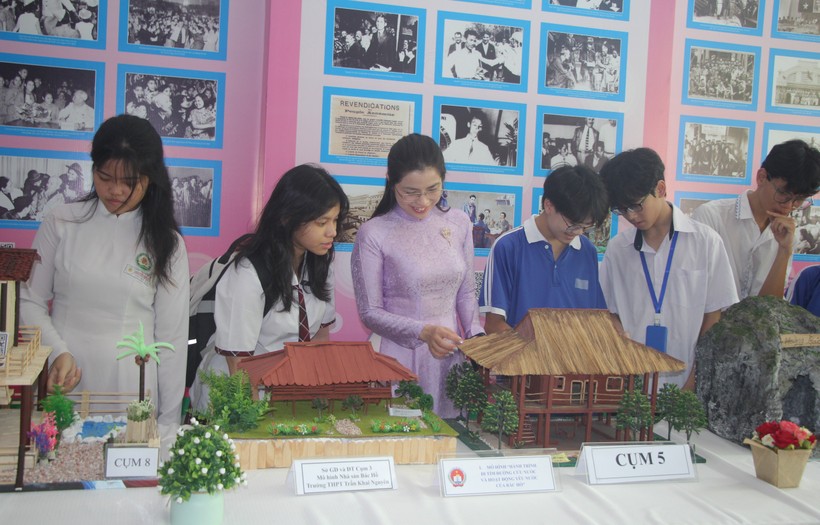 Các mô hình sáng tạo về Không gian văn hóa Hồ Chí Minh trong trường học.