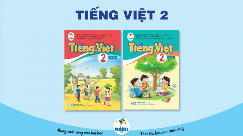 Sách tiếng Việt Cánh Diều lớp 2.