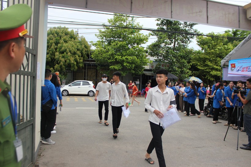 Thời tiết ngày thi thứ 2 tại Hà Tĩnh khá mát mẻ.