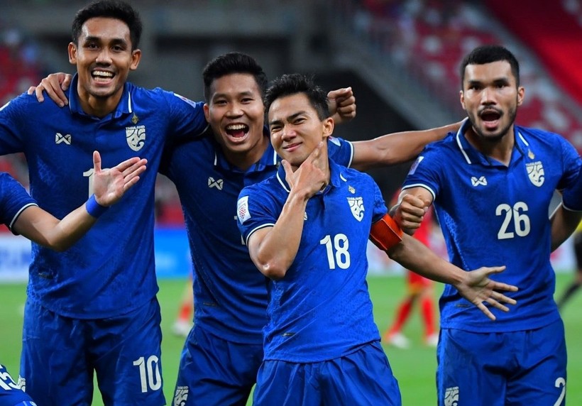 Thái Lan tăng 1 bậc lên hạng 113 trên bảng xếp hạng FIFA.