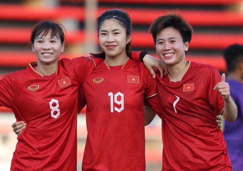 Tuyển nữ Việt Nam tích cực chuẩn bị cho World Cup 2023.