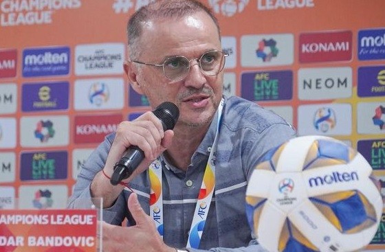 HLV Bandovic thất vọng về trận thua của Hà Nội FC ở Cúp C1 châu Á.