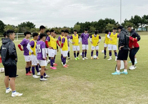 U18 Việt Nam thi đấu khung giờ đặc biệt ở U18 Seoul EOU Cup 2023.