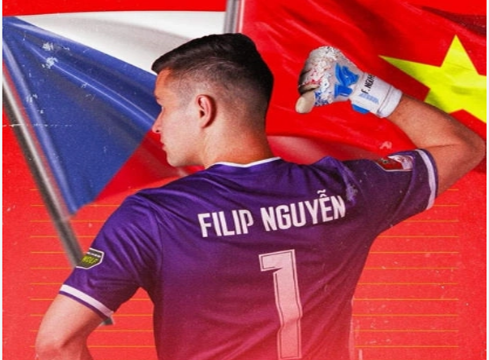 Nguyễn Filip có tên trong danh sách tuyển Việt Nam dự Asian Cup.