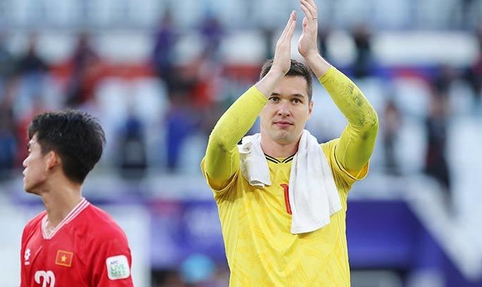 Nguyễn Filip có trận đấu ấn tượng ở trận gặp tuyển Nhật Bản.