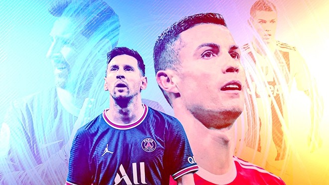 Ronaldo vượt mặt Messi về lượng người theo dõi trên trang Instagram.