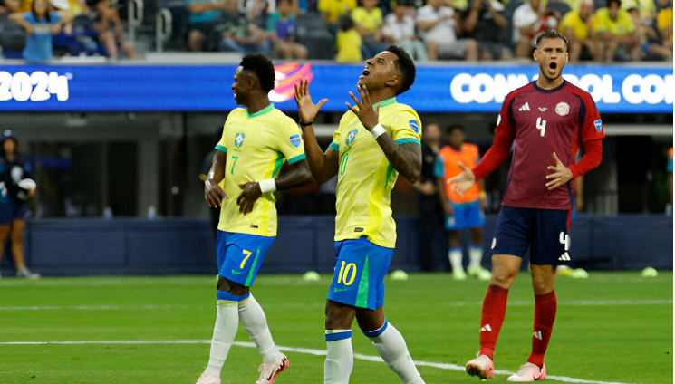 Brazil bất ngờ để Costa Rica cầm hòa ở Copa America 2024.