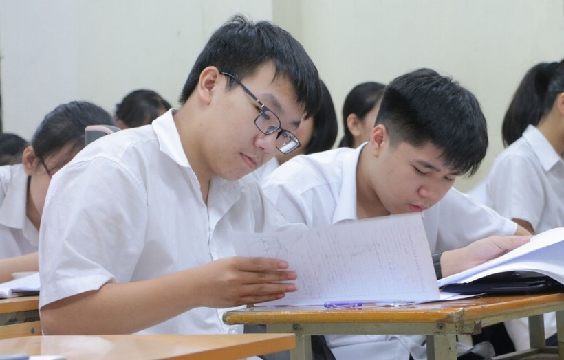 Sở GD&ĐT Nam Định đã công bố kết điểm thi vào lớp 10 năm 2024. Ảnh tư liệu: Đình Tuệ.