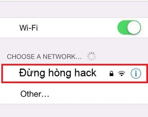 Những tên wifi "chất nhất Việt Nam"