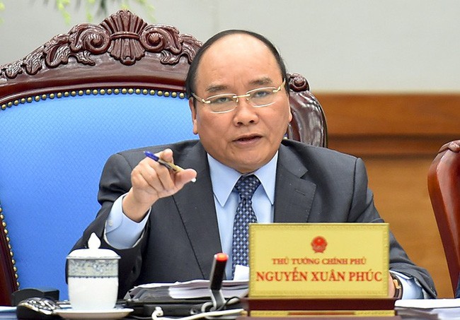 Thủ tướng Nguyễn Xuân Phúc. Ảnh: Báo điện tử Chính phủ.