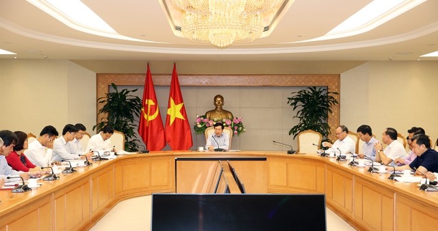 Phó Thủ tướng, Bộ trưởng Ngoại giao Phạm Bình Minh chủ trì cuộc họp. Ảnh: Đ.N