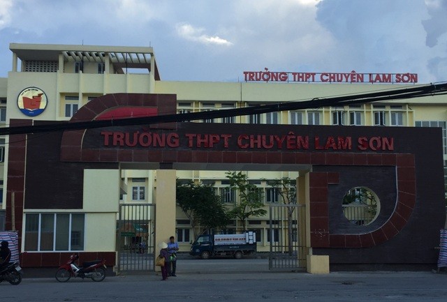 Trường THPT chuyên Lam Sơn, nơi có 62/64 học sinh đạt giải trong kỳ thi thi chọn học sinh giỏi Quốc gia THPT năm 2018. Ảnh: Nguyễn Quỳnh
