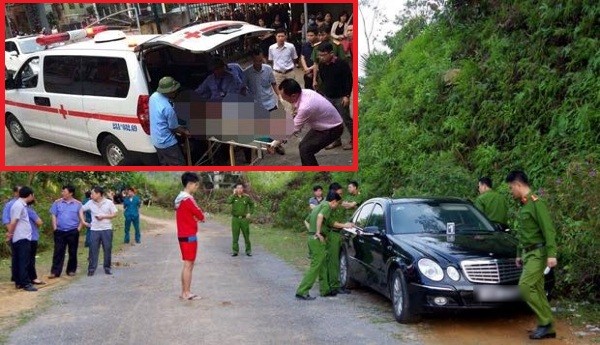 Thông tin mới vụ vợ chồng cùng con chết trên xe Mecedes ở Hà Giang