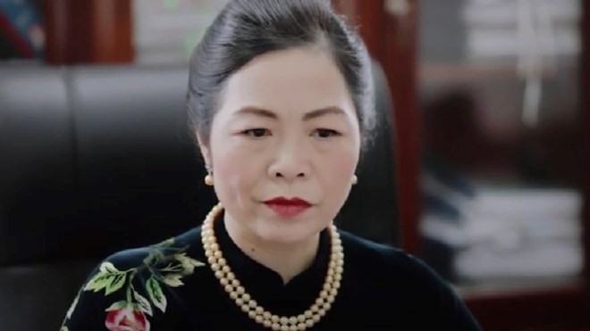 Bà Đinh Cẩm Vân thời điểm còn đương chức. (Ảnh: Internet)
