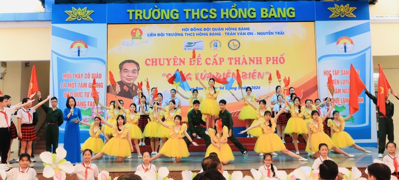Chuyên đề Đội cấp thành phố của 3 liên đội: Trường THCS Hồng Bàng, THCS Trần Văn Ơn, THCS Nguyễn Trãi thành công rực rỡ.
