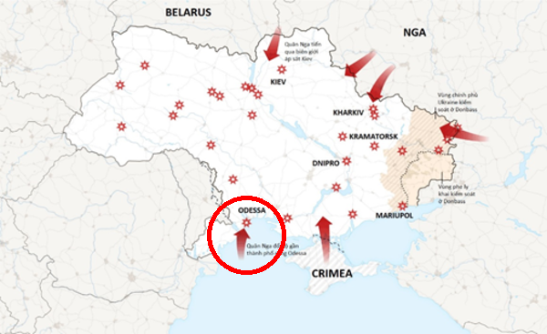 Nga hay Ukraine đang nghi binh đánh Odessa?