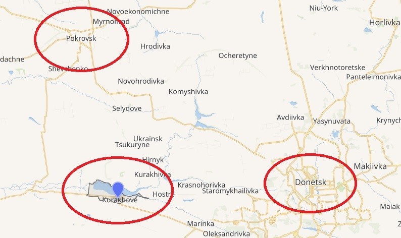 Nga đang tấn công mạnh ở Pokrovsk và Kurakhove ở vùng Donetsk